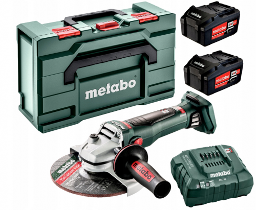 METABO szlifierka kątowa 18V 125mm WB 18 LTX BL 125 QUICK 2x5,2Ah 613077650