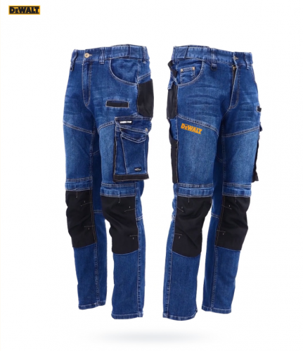Lahti PRO Spodnie jeansowe roz. M niebieskie wzmoc. z logiem Dewalt L4051002