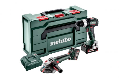 Metabo Combo Set 2.9.4 18V = BS 18 LT BL + WB 18 LT BL 11-125 Quick 2x5,2Ah metaBOX 165 L 685208650
