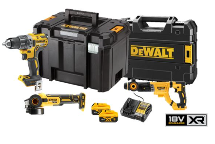 DEWALT ZESTAW COMBO 18V (DCD791 + DCH263 + DCG405) 2x5,0Ah DCK327P2T-QW