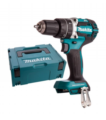 Makita wiertarko-wkrętarka udarowa 18V 54Nm (samo body - bez aku., bez ład.) (+ MAKPAC) DHP484ZJ