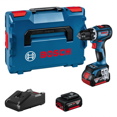 Bosch akumulatorowa wkrętarka GSR 18V-90 C 18V 2x5,0Ah bezszczotkowa L-Boxx 06019K6006