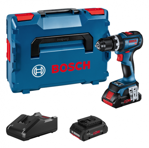 Bosch akumulatorowa wkrętarka udarowa  GSB 18V-90 C 18V 2x5,0Ah bezszczotkowa L-Boxx 06019K6106