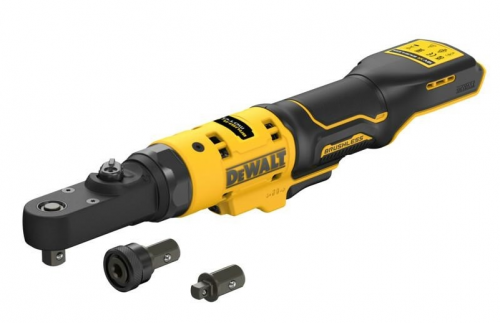 DEWALT GRZECHOTKA 12V Z ADAPTERAMI 1/4 3/8 1/2 HEX 1/4 (samo body-bez aku., bez ład.) DCF500N-XJ