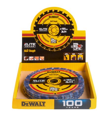 DeWalt tarcza pilarska do drewna Elite 165x20mm 24 zęby DT10400-QZ